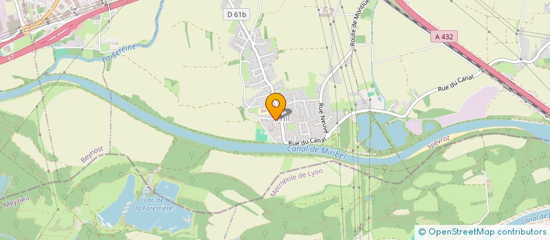 localisation de l'entreprise GRUMET  THIL