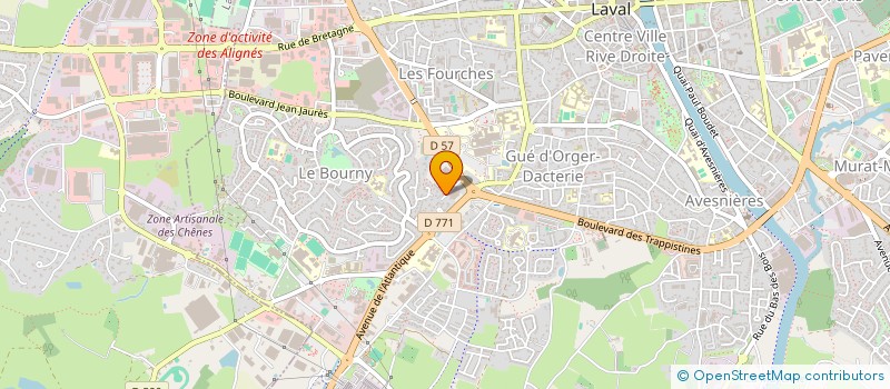 localisation de l'entreprise GRUMETAL à LAVAL