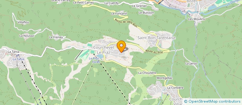 localisation de l'entreprise GRUMINE à COURCHEVEL