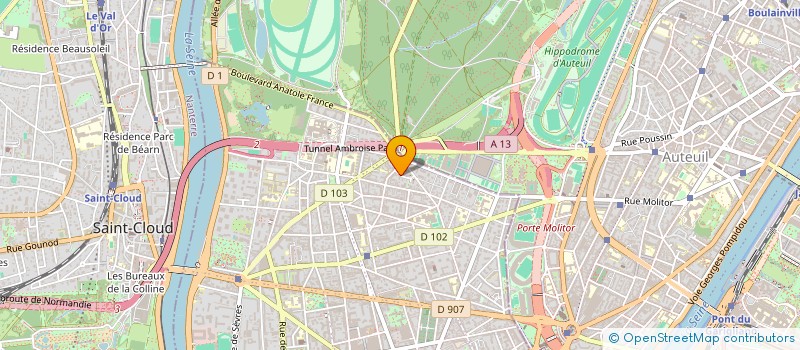 localisation de l'entreprise GRUMOWSKI  BOULOGNE-BILLANCOURT