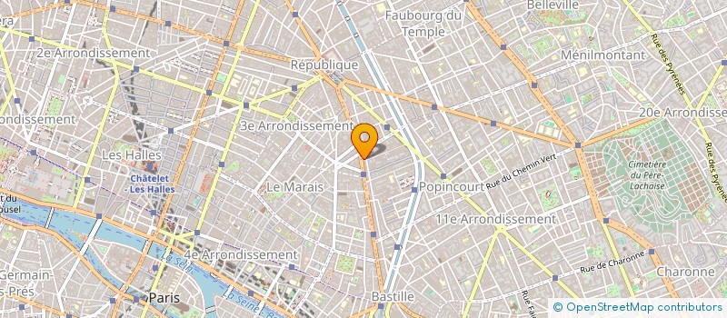 localisation de l'entreprise GRUN SOCIETY  PARIS