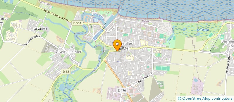 localisation de l'entreprise GRUNDLING ET FILS à COURSEULLES-SUR-MER