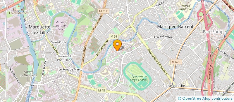 localisation de l'entreprise GRUNDYARD  MARCQ-EN-BARUL