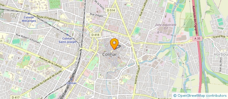 localisation de l'entreprise GRUNENWALD HERITIERS  COLMAR