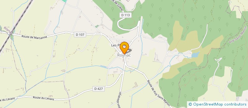 localisation de l'entreprise GRUOA  ROYNAC