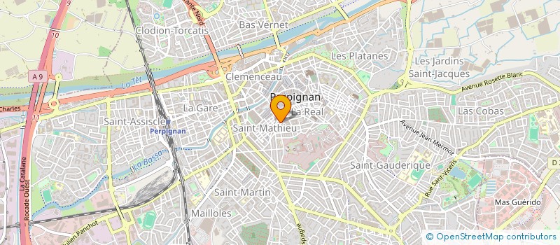 localisation de l'entreprise GRUP CATALA D'ESTUDIS ROSSELLONESOS  PERPIGNAN