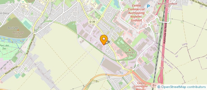localisation de l'entreprise GRUPO ANTOLIN-IGA SA à HENIN-BEAUMONT