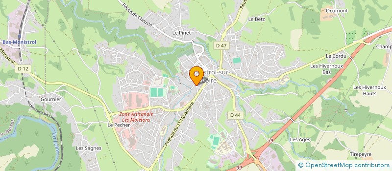 localisation de l'entreprise GRUPO FORCA BAHIA  MONISTROL-SUR-LOIRE