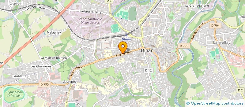 localisation de l'entreprise GRUPO NB à DINAN