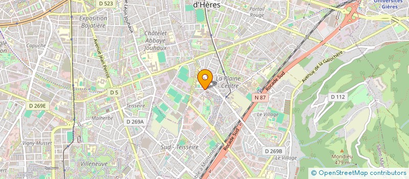 localisation de l'entreprise GRUPO RECREATIVO E FOLCLORICO TRADICOES DO MINHO  SAINT-MARTIN-D'HERES