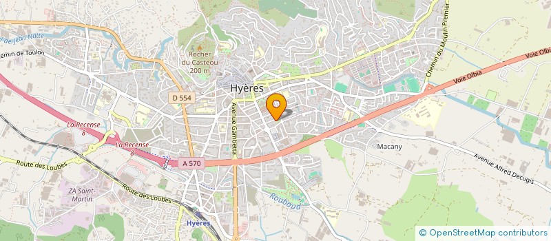 localisation de l'entreprise GRUPPO ASTRA FR à HYERES