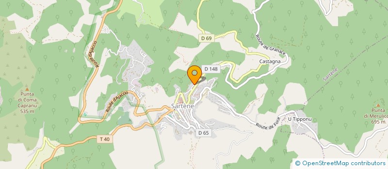 localisation de l'entreprise GRUPPU DI CANTU  SARTENE