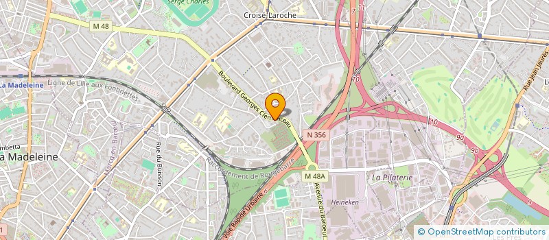 localisation de l'entreprise GRUSON 2 à MARCQ-EN-BARŒUL