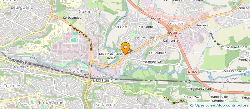 localisation de l'entreprise GRUT LVQ  ERGUE-GABERIC