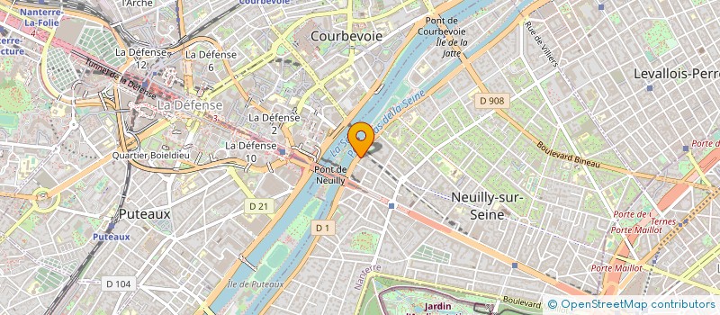 localisation de l'entreprise GRUTTEE à NEUILLY-SUR-SEINE