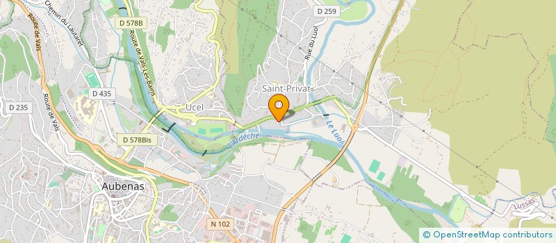 localisation de l'entreprise GRUVE TUJURS  SAINT-PRIVAT