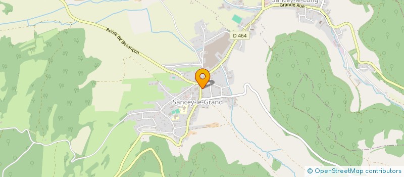 localisation de l'entreprise GRUX GARAGE  SANCEY