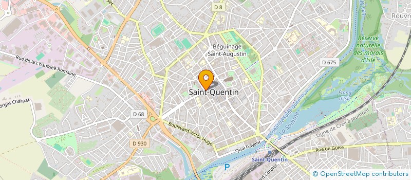 localisation de l'entreprise GRUYELLE PHILIPPE ET PATRICK à SAINT-QUENTIN