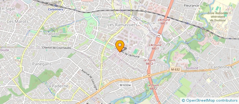 localisation de l'entreprise GRV COLOMIERS à COLOMIERS