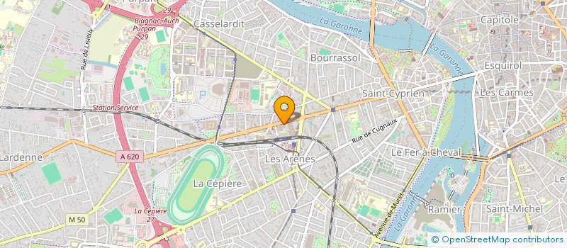 localisation de l'entreprise GRX RADIO PASTEUR à TOULOUSE
