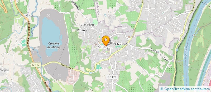 localisation de l'entreprise GRYM IMMO  MILLERY