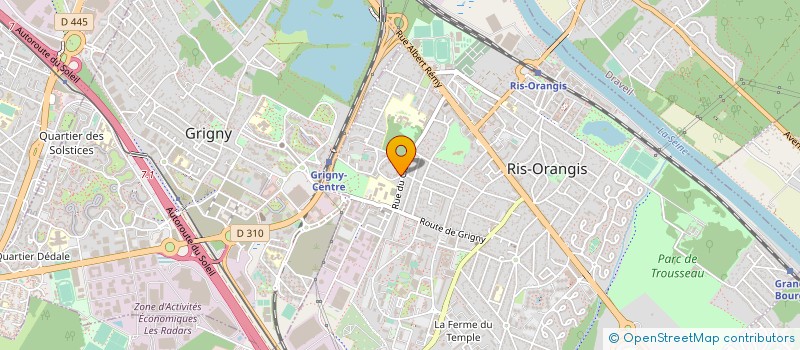 localisation de l'entreprise GRYN à RIS-ORANGIS