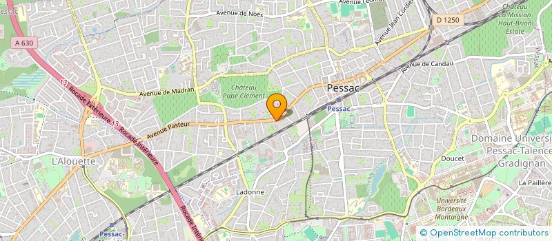 localisation de l'entreprise GRYNSZPAN  PESSAC