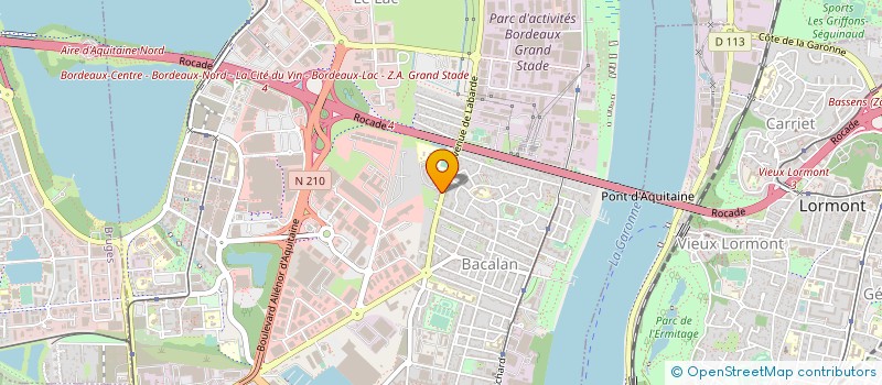 localisation de l'entreprise GRYP à BORDEAUX