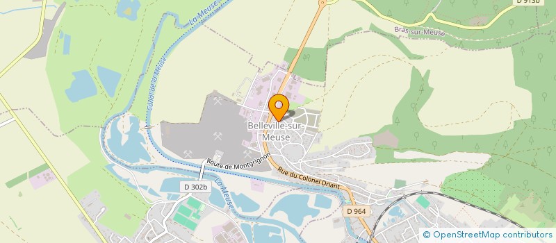 localisation de l'entreprise GRYS  METZ