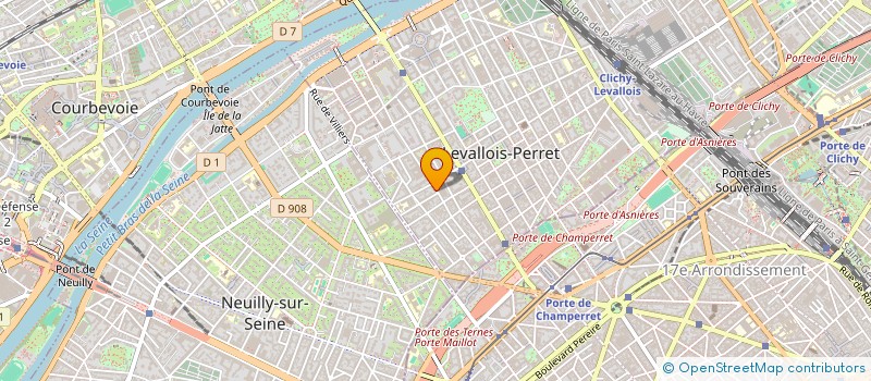 localisation de l'entreprise GS 2 à LEVALLOIS-PERRET