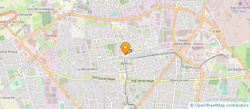localisation de l'entreprise GS 37  TOURS
