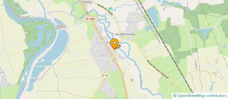 localisation de l'entreprise GS 42 à CUZIEU