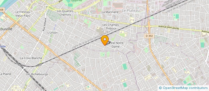 localisation de l'entreprise GS  SARTROUVILLE