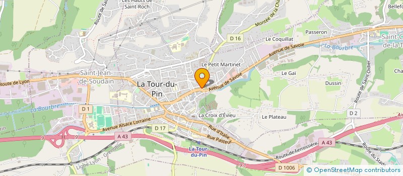 localisation de l'entreprise GS  LA TOUR-DU-PIN