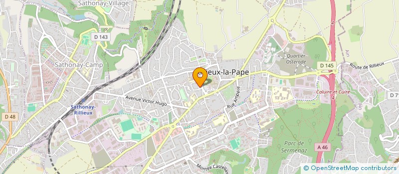 localisation de l'entreprise GS  RILLIEUX-LA-PAPE