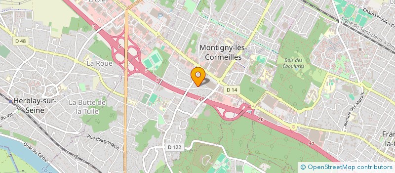 localisation de l'entreprise GS ACCES à MONTIGNY-LES-CORMEILLES