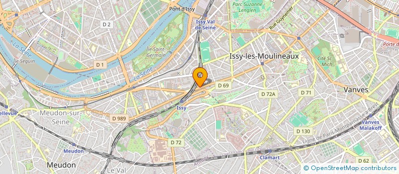 localisation de l'entreprise GS ACTIV à ISSY-LES-MOULINEAUX