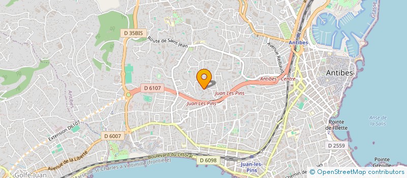 localisation de l'entreprise GS ALC CONSULTING à ANTIBES