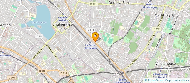 localisation de l'entreprise GS ALIMENTATION  DEUIL-LA-BARRE