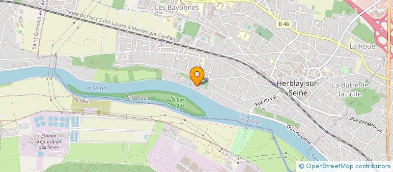 localisation de l'entreprise GS APPLI  HERBLAY-SUR-SEINE