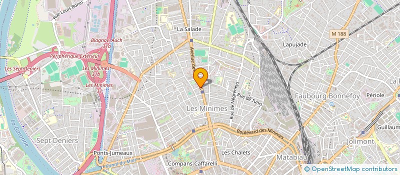 localisation de l'entreprise GS ASSURANCES à TOULOUSE