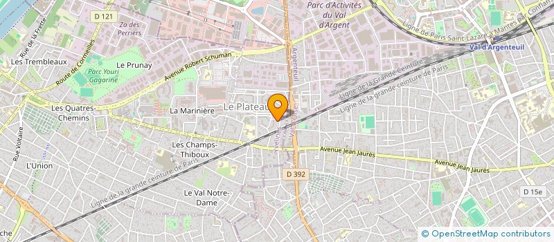 localisation de l'entreprise GS AUTO  SARTROUVILLE