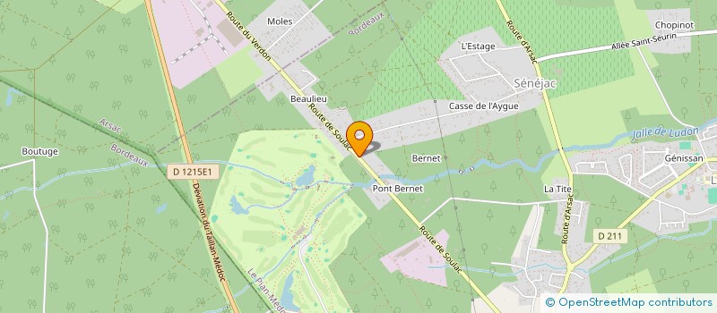 localisation de l'entreprise GS BATIMENT à LE PIAN-MEDOC