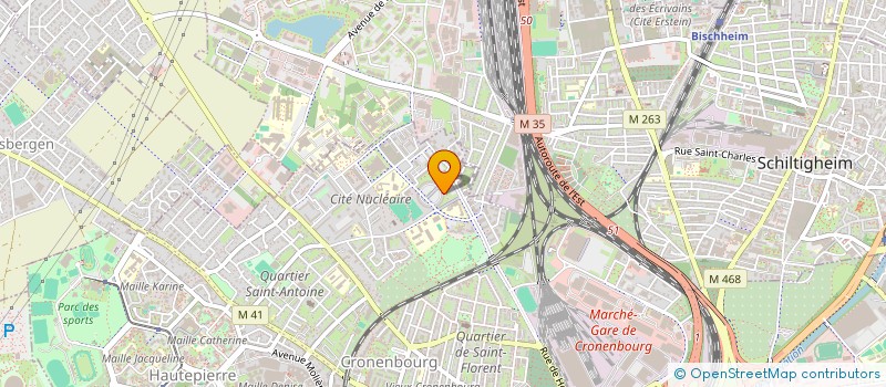 localisation de l'entreprise GS BATIMENT à STRASBOURG