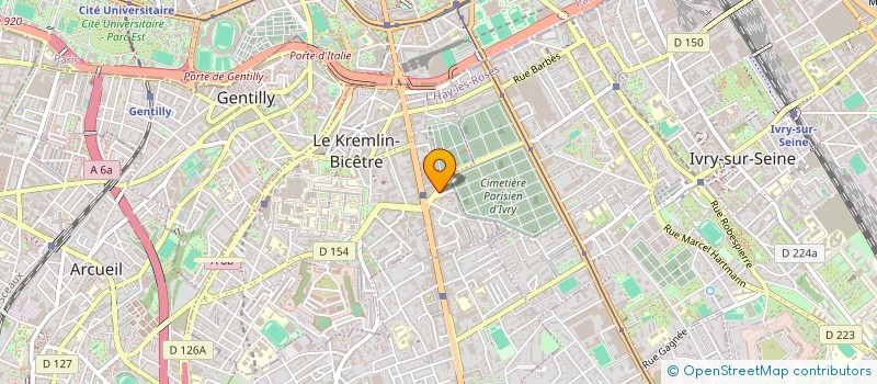 localisation de l'entreprise GS BISTRO  LE KREMLIN-BICETRE