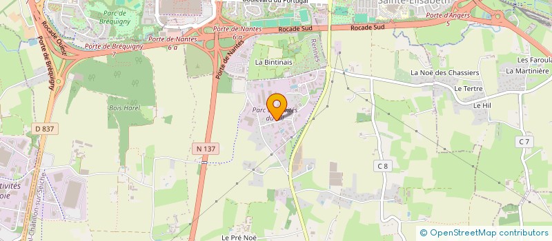 localisation de l'entreprise GS CAEN  NOYAL-CHATILLON-SUR-SEICHE