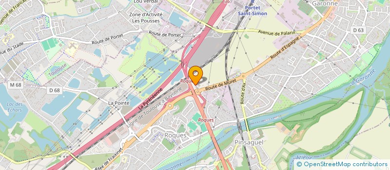 localisation de l'entreprise GS CAR  PORTET-SUR-GARONNE