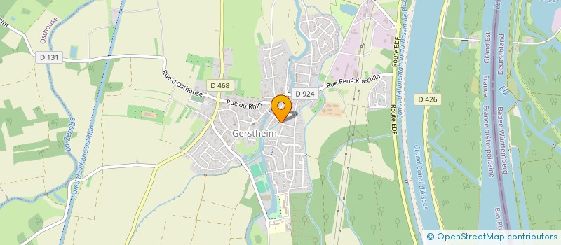 localisation de l'entreprise GS CARRELAGE ET SANITAIRE  GERSTHEIM