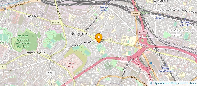 localisation de l'entreprise GS CARS à NOISY-LE-SEC