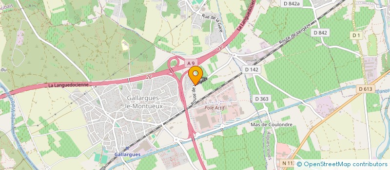 localisation de l'entreprise GS & CO  GALLARGUES-LE-MONTUEUX